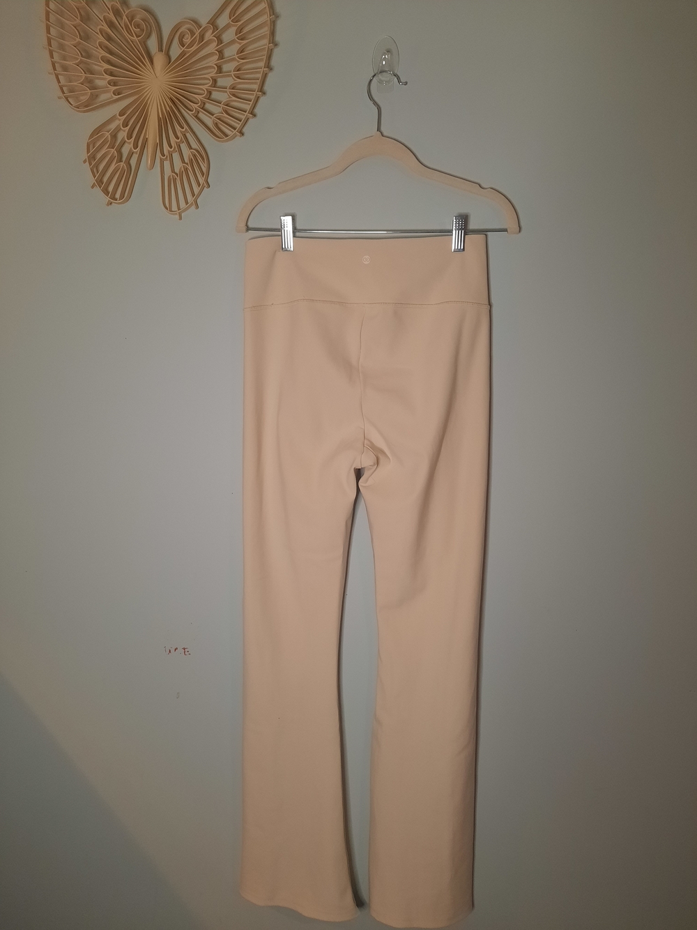 CALIA by Carrie Underwood Beige Flare Pants, Boho, Active, Yoga, Whimsy, Spring - Picture 5 of 7